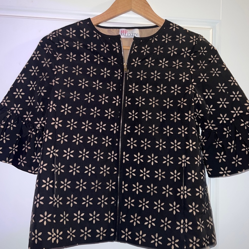 Red Valentino zip up blazer NWOT